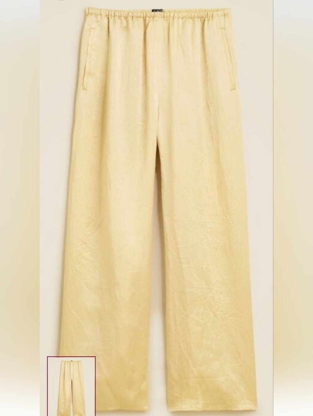 J. Crew Cosmo Textured Satin Cropped Pant
